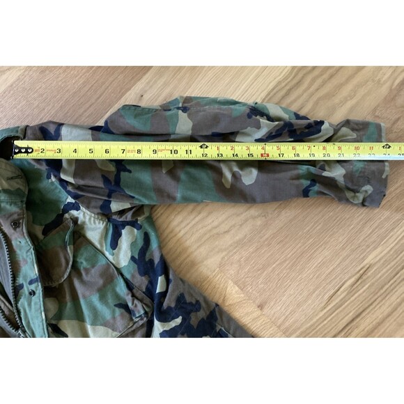 Military Issued Cold Weather Field Jacket L Woodland Camouflage Tactical Gear - Picture 16 of 16